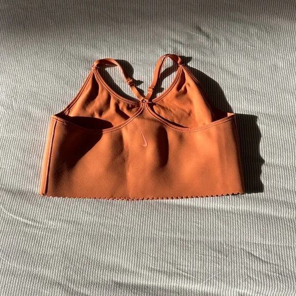 Nike Rust Orange Sports Bra - Picture 2 of 2